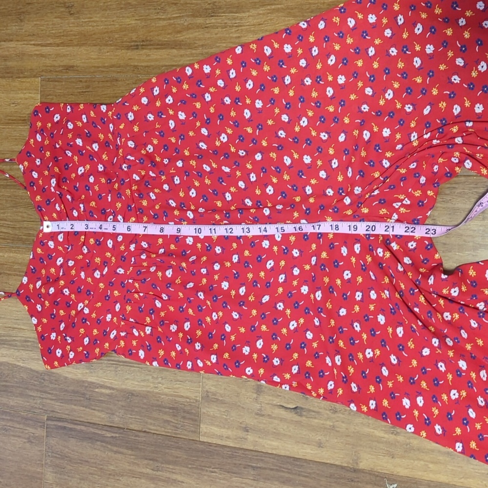 Madewell Ruched Wide Leg Jumpsuit in Prairie Posies - Picture 8 of 15